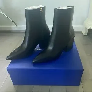 STUART WEITZMAN AVENUE 75 BLOCK BOOTIE 全3色 Avenue 75 Block Sock Bootie by Stuart Weitzman Outlet at THE
